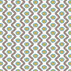 Cala Marsal Azul Marron GDT5681.002.0 by Gaston Y Daniela Fabric