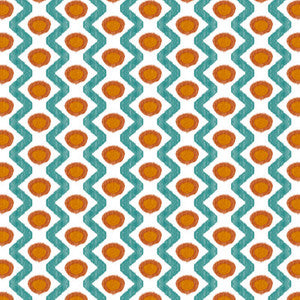 Cala Marsal Turquesa Teja GDT5681.005.0 by Gaston Y Daniela Fabric
