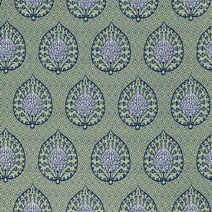 Palmeta Fondo Verde GDT5692.002.0 by Gaston Y Daniela Fabric