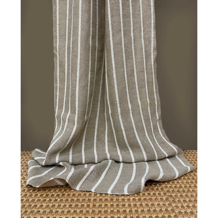 Gaston Y Daniela Drapery GDT5751.001.0 Drapery LINEN - 81%;WOOL - 14%;POLYESTER - 3%;VISCOSE - 2% Turkiye </p><p>Repeat: H: , V: 27.5 21 - My Fabric Connection -