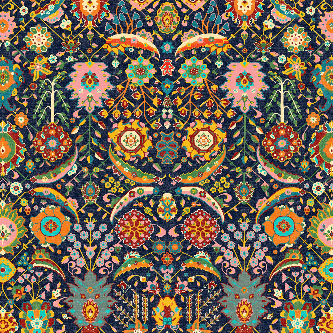 Eduarda - Navy By Gaston Y Daniela Fabric
