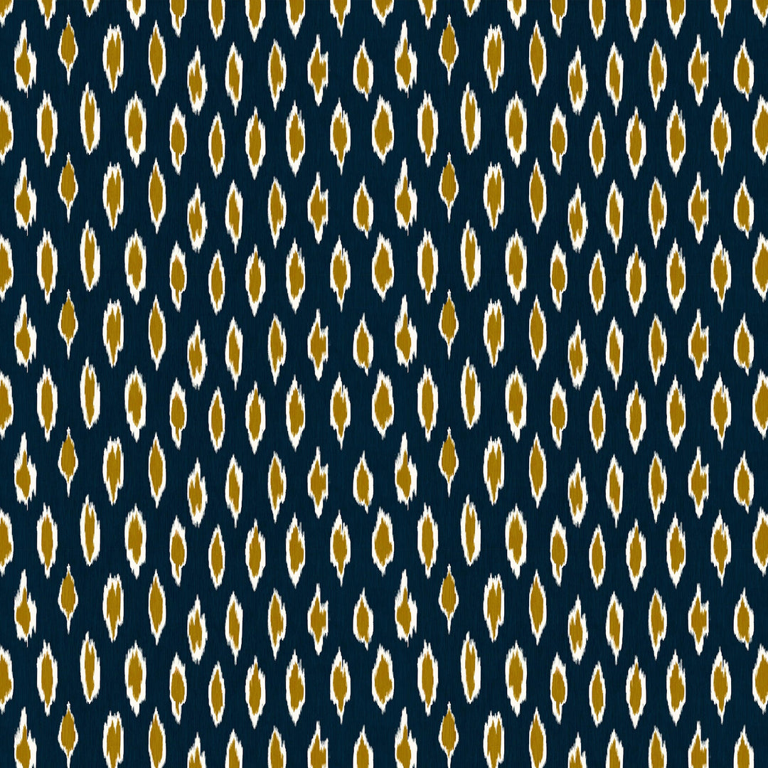 Hali - Navy/Ocre By Gaston Y Daniela Fabric