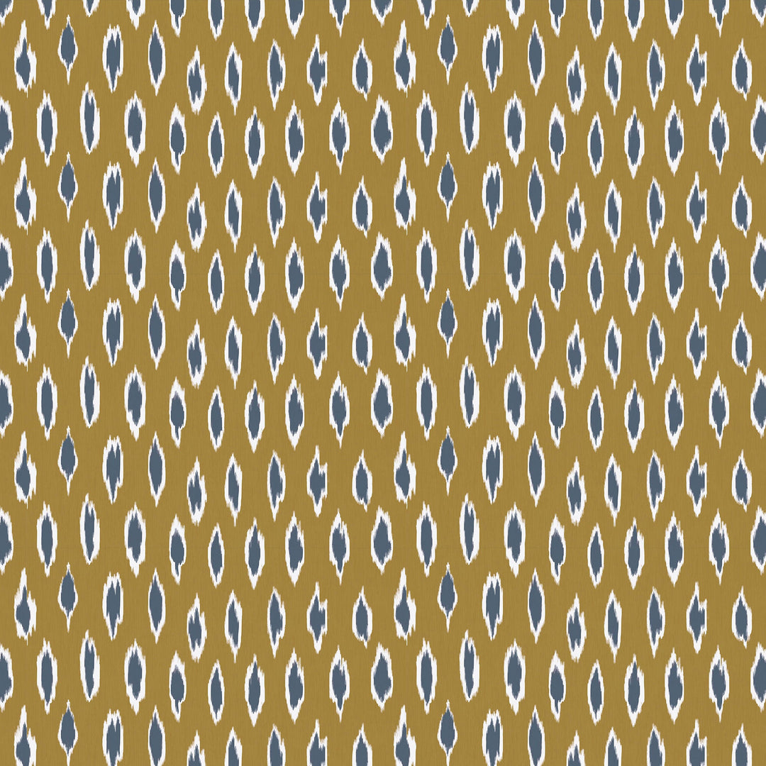 Hali - Ocre/Azul By Gaston Y Daniela Fabric