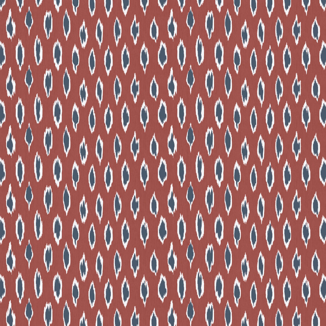 Hali - Tomate/Azul By Gaston Y Daniela Fabric