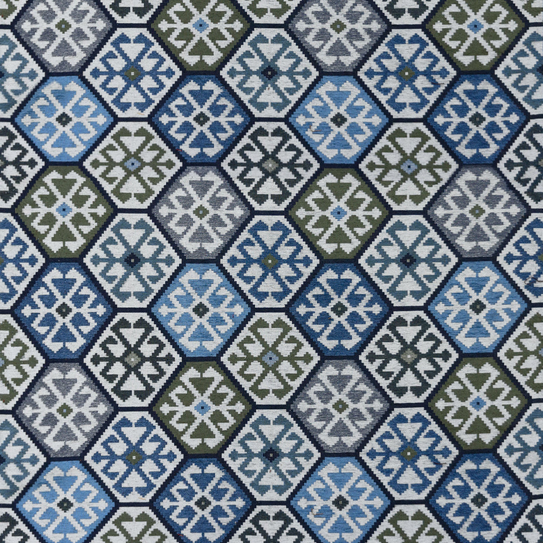 Tesalonica - Verde/Azul By Gaston Y Daniela Fabric