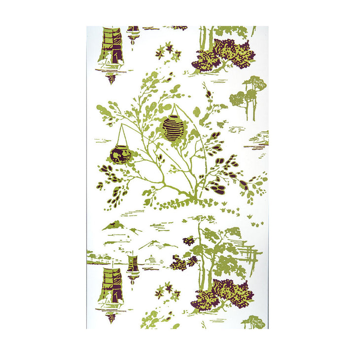 Villa Erba Verde/Lavanda by Gaston Y Daniela Wallcovering GASTON DOS COLLECTION PAPER - 100% Spain - Horizontal: 20.8 and Vertical: 27.5 20.8 - Fabric Carolina -