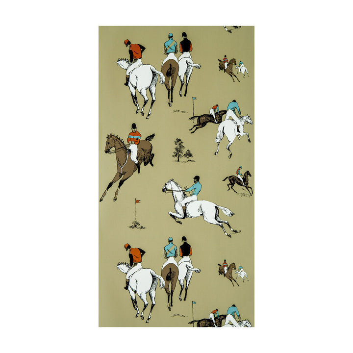 Hipodromo Camel/Naranja by Gaston Y Daniela Wallcovering GASTON DOS COLLECTION PAPER - 100% Spain - Horizontal: 20.8 and Vertical: 27.5 20.8 - Fabric Carolina -