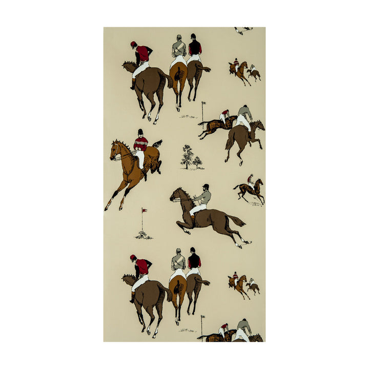 Hipodromo Crudo/Rojo by Gaston Y Daniela Wallcovering GASTON DOS COLLECTION PAPER - 100% Spain Horizontal: 20.8 and Vertical: 27.5 20.8 - Fabric Carolina -