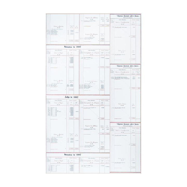 Contabilidad Blanco by Gaston Y Daniela Wallcovering GASTON DOS COLLECTION PAPER - 100% Spain - Horizontal: 20.8 and Vertical: 23.6 20.8 - Fabric Carolina -
