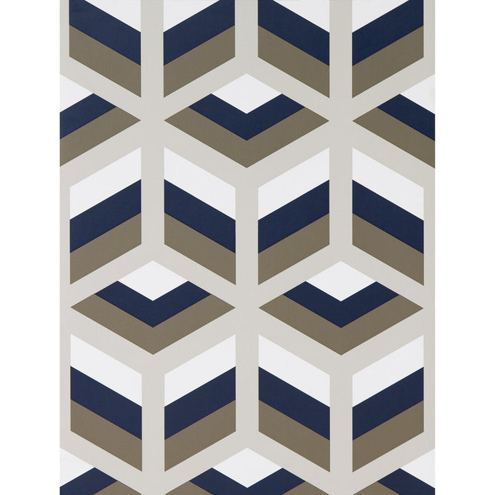 Xabi Azul/Marron by Gaston Y Daniela Wallcovering Gaston Y Daniela Wallcovering Xabi Azul/MarronWallcovering LORENZO CASTILLO HISPANIA WP PAPER - 100% Spain </p><p>Repeat: H: , V: 20.8 20.8 - Fabric Carolina -