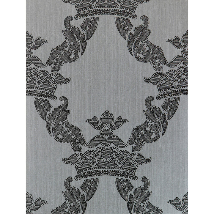Borja Antracita by Gaston Y Daniela Wallcovering LORENZO CASTILLO HISPANIA WP PAPER - 100% Spain - Horizontal: - and Vertical: 20.8 20.8 - Fabric Carolina -