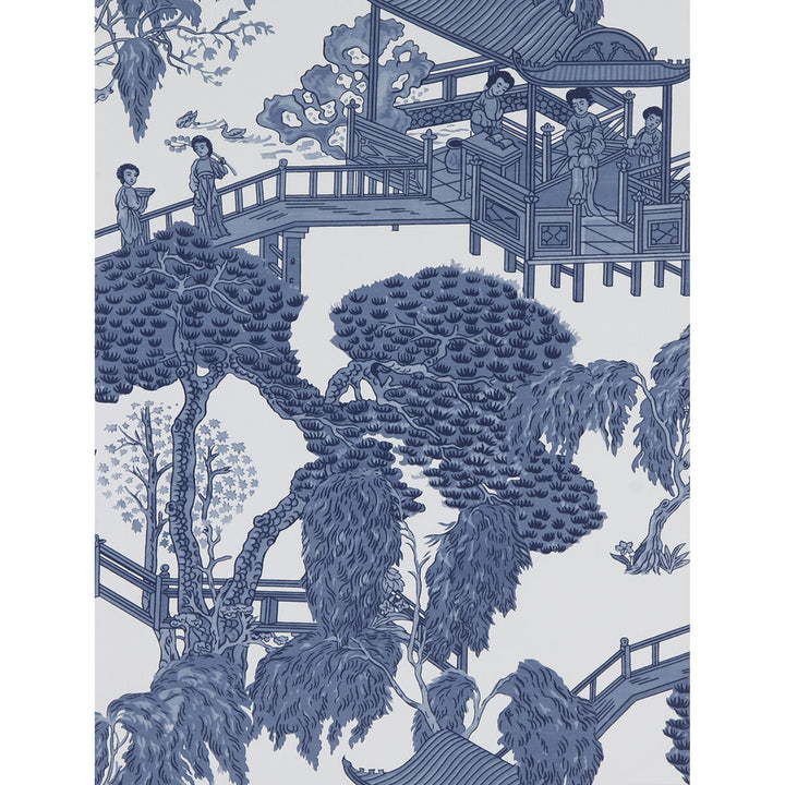 Zhou Jun Azul by Gaston Y Daniela Wallcovering LORENZO CASTILLO HISPANIA WP PAPER - 100% Spain Horizontal: and Vertical: 27.5 20.8 - Fabric Carolina -
