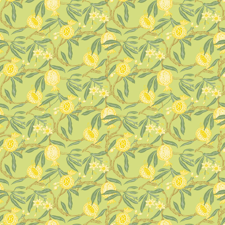 Granadas Amarillo by Gaston Y Daniela Wallcovering GASTON LIBRERIA PAPER - 100% Spain Horizontal: 0 and Vertical: 6.8 20.8 - Fabric Carolina -