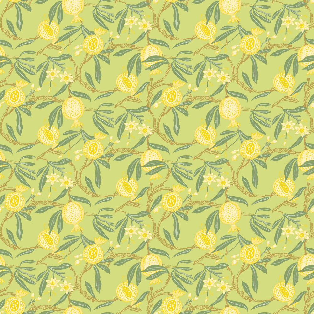 Granadas Amarillo by Gaston Y Daniela Wallcovering GASTON LIBRERIA PAPER - 100% Spain - Horizontal: 0 and Vertical: 6.8 20.8 - Fabric Carolina -