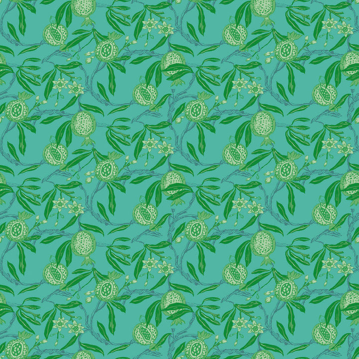 Granadas Verde/Azul by Gaston Y Daniela Wallcovering Gaston Y Daniela Wallcovering Granadas Verde/AzulWallcovering GASTON LIBRERIA PAPER - 100% Spain </p><p>Repeat: H: 0, V: 6.8 20.8 - Fabric Carolina -