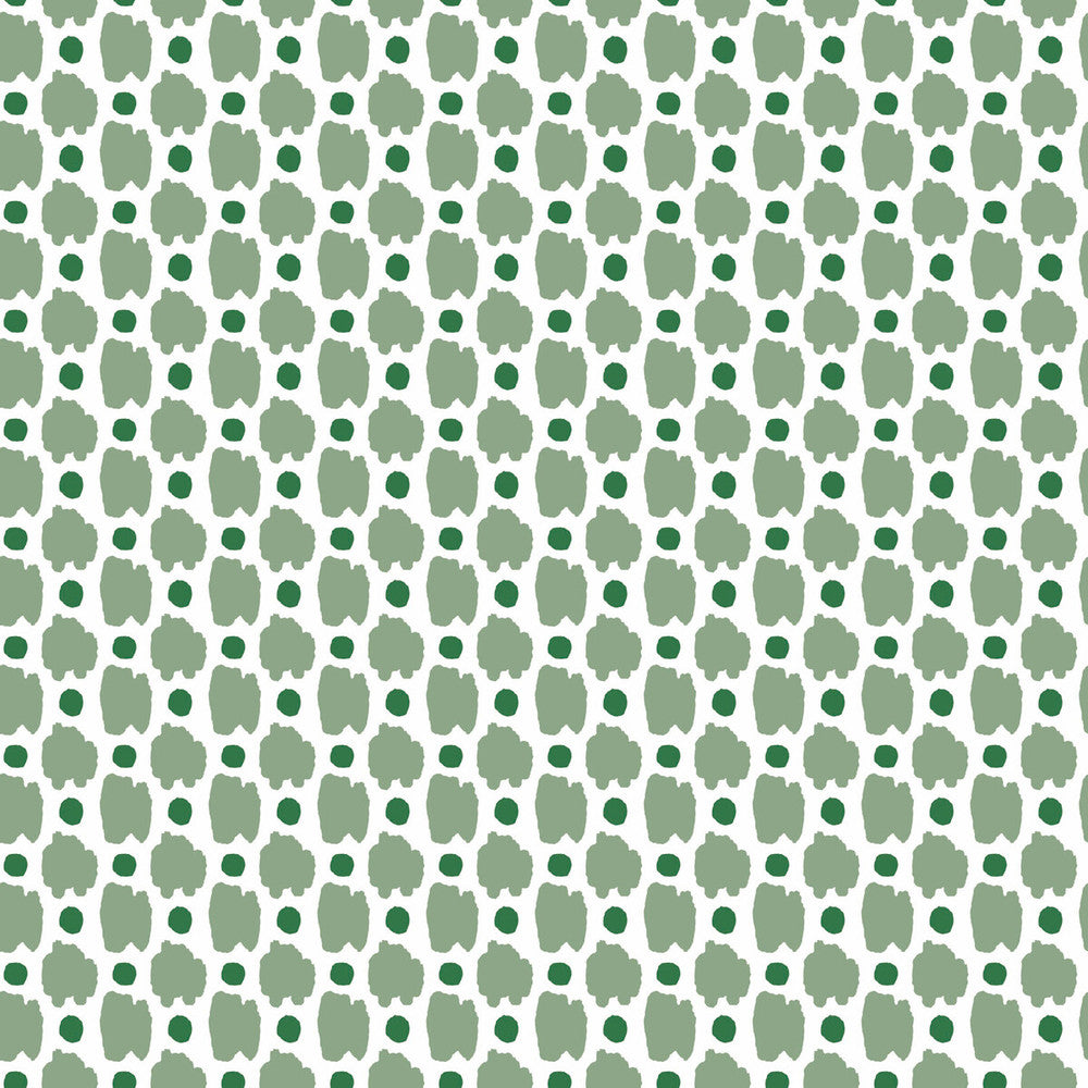 Spots Verde by Gaston Y Daniela Wallcovering GASTON LIBRERIA PAPER - 100% Spain Horizontal: 0 and Vertical: 2 20.8 - Fabric Carolina -