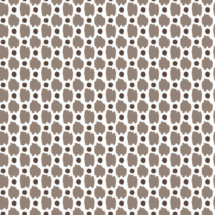 Spots Chocolate by Gaston Y Daniela Wallcovering GASTON LIBRERIA PAPER - 100% Spain - Horizontal: 0 and Vertical: 2 20.8 - Fabric Carolina -