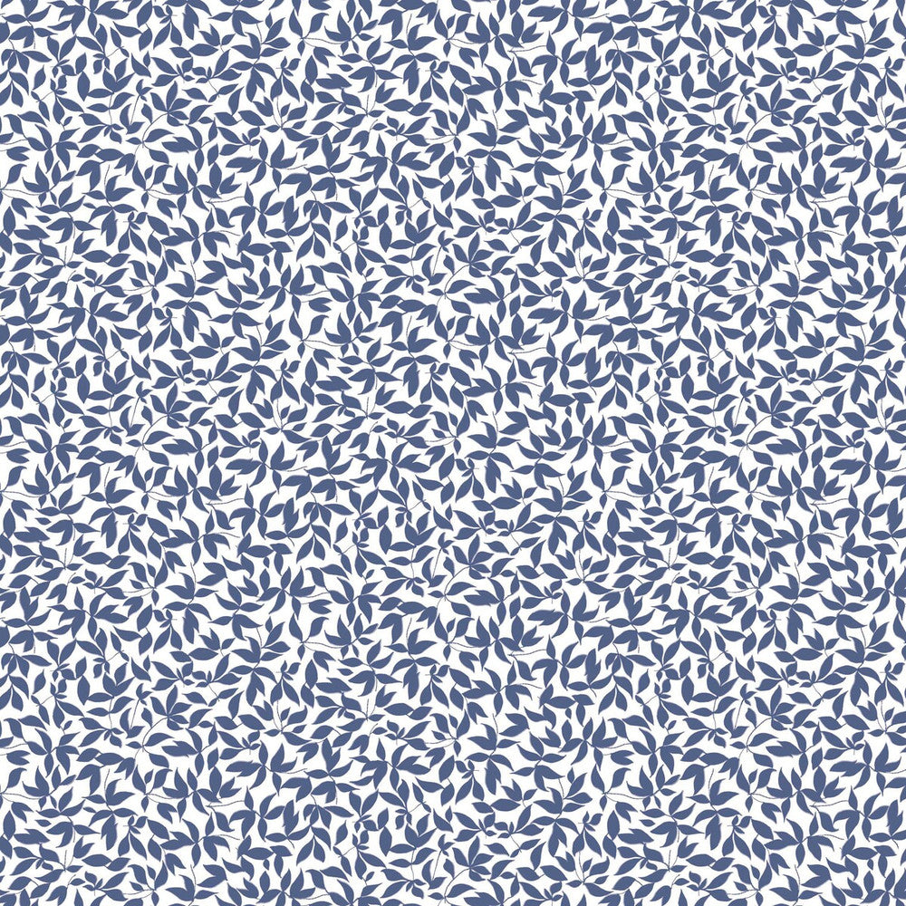 Hiedra Navy by Gaston Y Daniela Designer Wallcovering GASTON LIBRERIA PAPER - 100% Spain Horizontal: 0 and Vertical: 7.1 20.8 - Swanky Fabrics -
