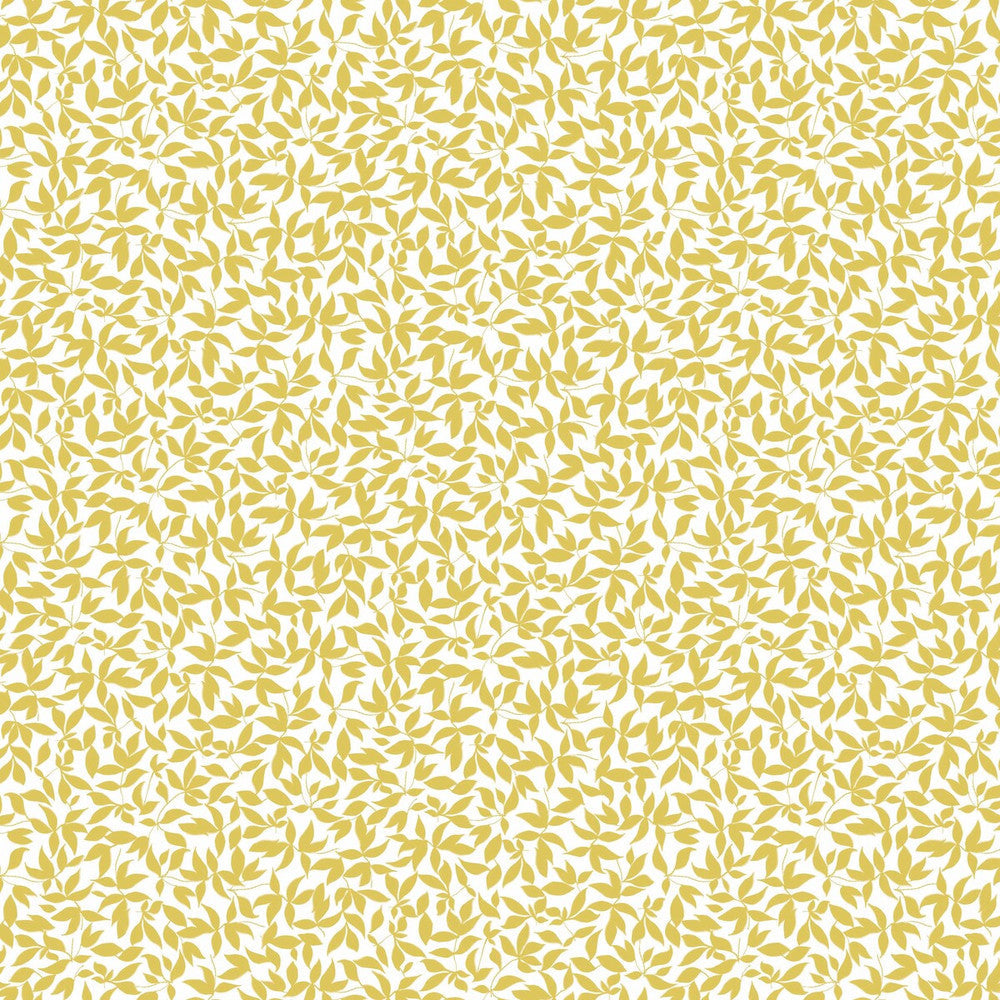Hiedra Mostaza by Gaston Y Daniela Designer Wallcovering GASTON LIBRERIA PAPER - 100% Spain Horizontal: 0 and Vertical: 7.1 20.8 - Swanky Fabrics -