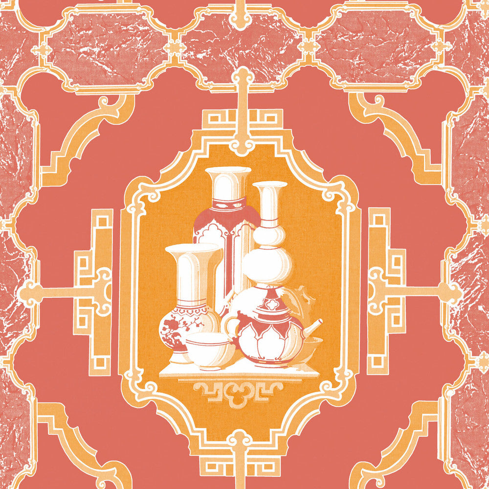 Porcelanas Pomelo by Gaston Y Daniela Designer Wallcovering GASTON LIBRERIA PAPER - 100% Spain - Horizontal: 0 and Vertical: 10.4 20.8 - Swanky Fabrics -