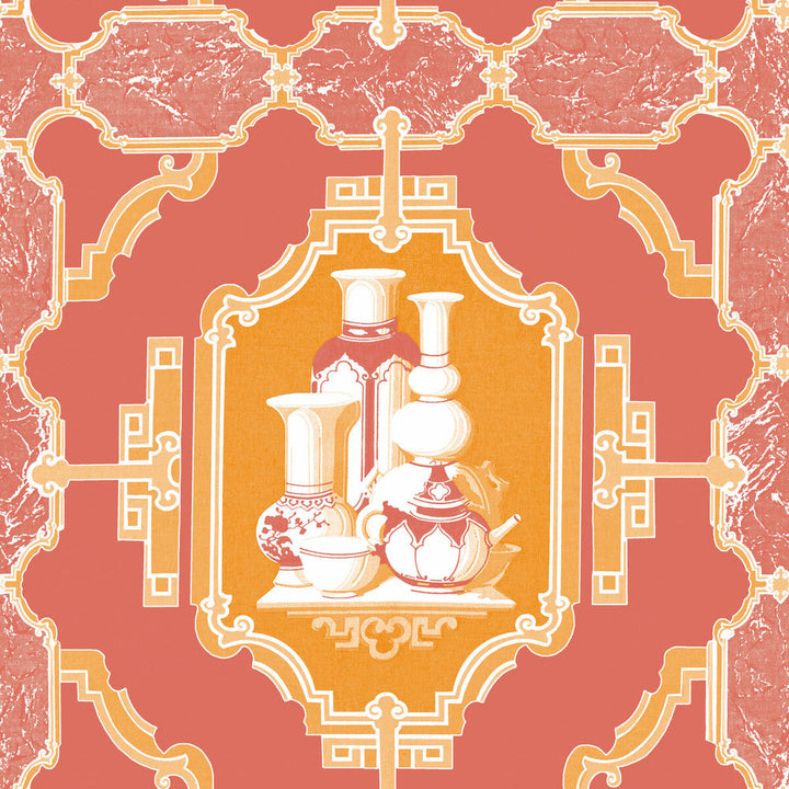Porcelanas Pomelo by Gaston Y Daniela Designer Wallcovering GASTON LIBRERIA PAPER - 100% Spain - Horizontal: 0 and Vertical: 10.4 20.8 - Swanky Fabrics -