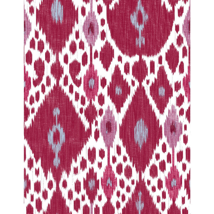 Ikat Rojo by Gaston Y Daniela Wallcovering GASTON LIBRERIA VINYL - 100% Italy - Horizontal: 0 and Vertical: 35.4 27.5 - Fabric Carolina -