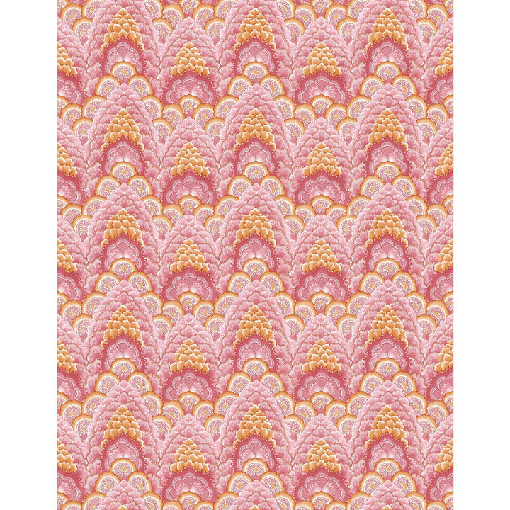 Ganges Rosa/Naranja by Gaston Y Daniela Wallcovering Gaston Y Daniela Wallcovering Ganges Rosa/NaranjaWallcovering GASTON LIBRERIA VINYL - 100% Italy </p><p>Repeat: H: 0, V: 6.9 27.5 - Fabric Carolina -