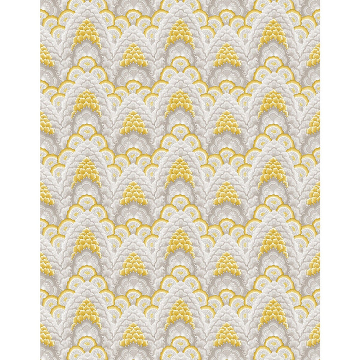 Ganges Ocre by Gaston Y Daniela Wallcovering GASTON LIBRERIA VINYL - 100% Italy - Horizontal: 0 and Vertical: 6.9 27.5 - Fabric Carolina -