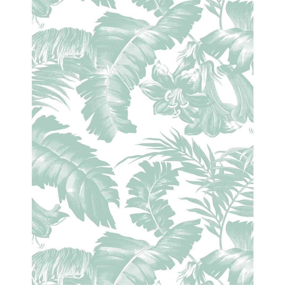 Plantation Azul Claro by Gaston Y Daniela Wallcovering GASTON LIBRERIA VINYL - 100% Italy Horizontal: 0 and Vertical: 27.5 27.5 - Fabric Carolina -
