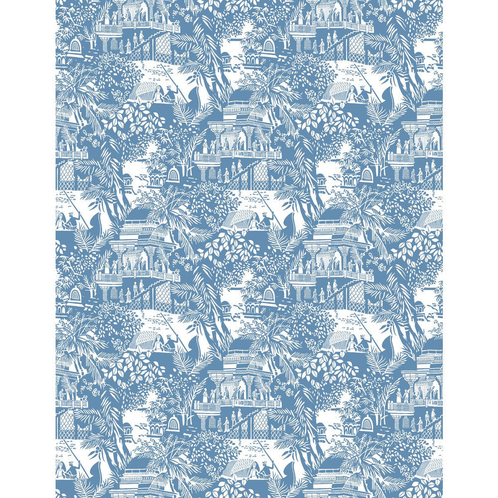 Olimpo Azul by Gaston Y Daniela Wallcovering Gaston Y Daniela Wallcovering Olimpo AzulWallcovering GASTON LIBRERIA VINYL - 100% Italy </p><p>Repeat: H: 0, V: 17.7 27.5 - Fabric Carolina -