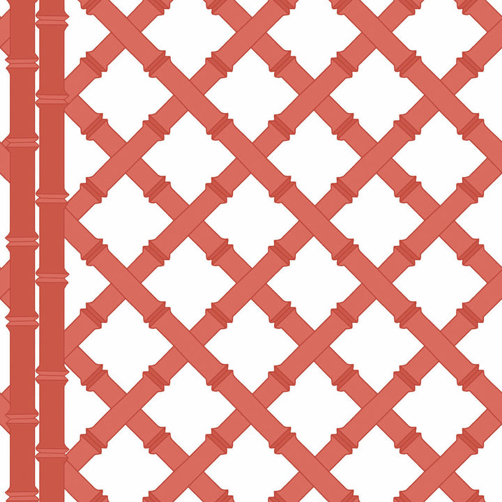 Trellis Blanco/Pomelo by Gaston Y Daniela Wallcovering GASTON LIBRERIA PAPER - 100% Spain - Horizontal: 0 and Vertical: 10.4 20.8 - Fabric Carolina -