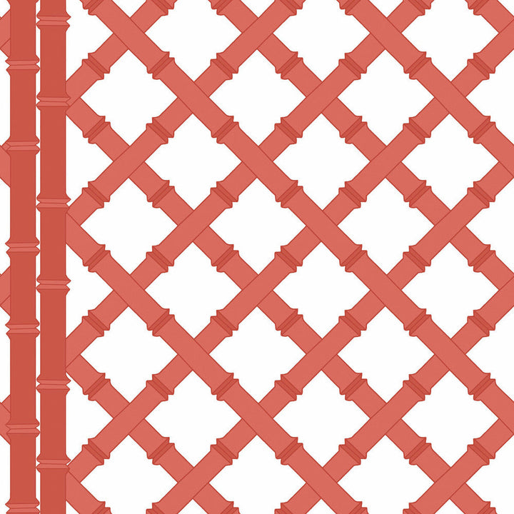 Trellis Blanco/Pomelo by Gaston Y Daniela Wallcovering Gaston Y Daniela Wallcovering Trellis Blanco/PomeloWallcovering GASTON LIBRERIA PAPER - 100% Spain </p><p>Repeat: H: 0, V: 10.4 20.8 - Fabric Carolina -