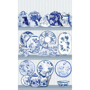 Tea Time Azul GDW5769.002.0 by Gaston Y Daniela Wallcovering
