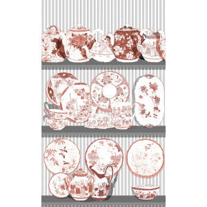 Tea Time Teja GDW5769.003.0 by Gaston Y Daniela Wallcovering