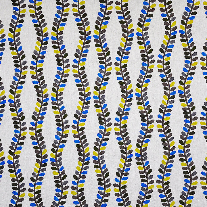 Growth Spurt # 128 Regatta by Maxwell Fabric COLOR WAVES-WILD OCEAN 25% COTTON/25% LINEN
25% VISCOSE/25% POLY INDIA See sample </p><p>Repeat: Horizontal: 6.7" and Vertical: 9.4" 55"EMB-52" - Fabric Carolina -