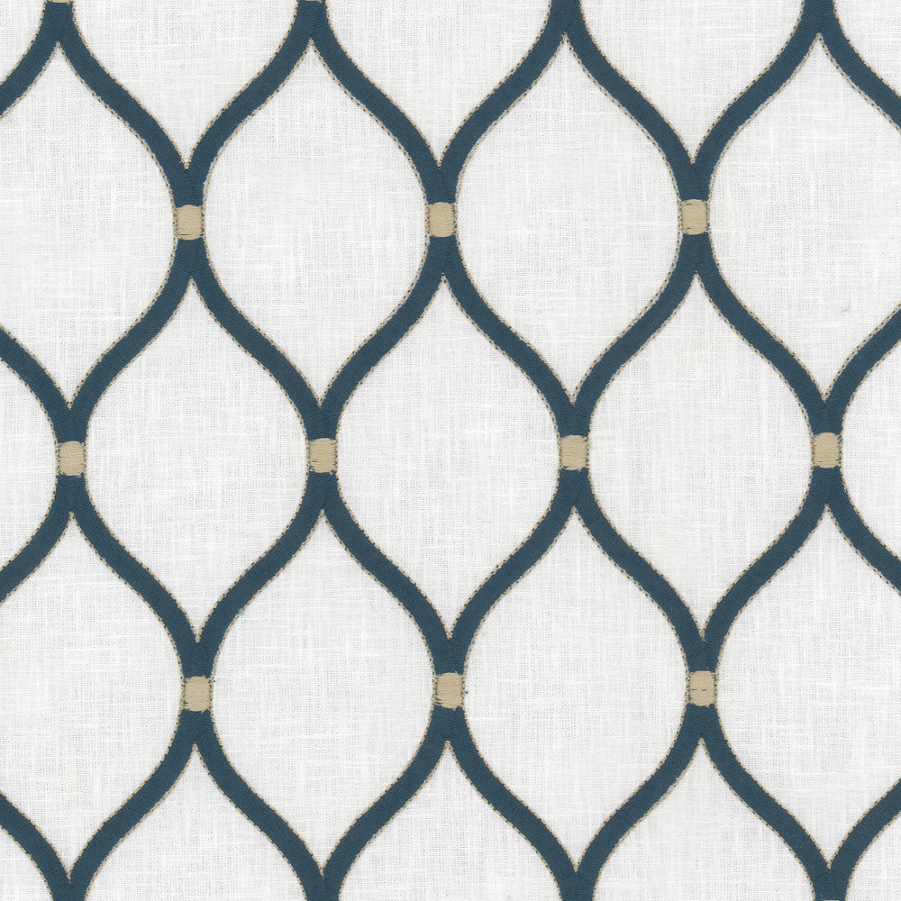 Gemstone 2 Regency by Stout Fabric Stout Fabric Gemstone 2 RegencyFabric RAINBOW LIBRARY CADET/INDIGO 70%COT 25%POL 5%LIN %BEMB INDIA </p><p>Repeat: H: 3.250, V: 6.250 52 in - Fabric Carolina -