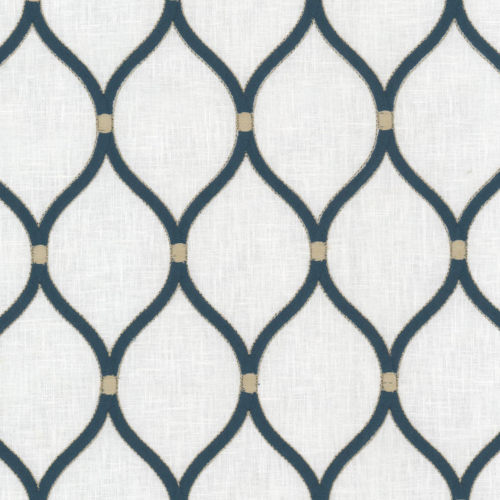Gemstone 2 Regency by Stout Fabric Stout Fabric Gemstone 2 RegencyFabric Rainbow Library Cadet/Indigo 70%Cot 25%Pol 5%Lin %Bemb India </p><p>Repeat: H: 3.25, V: 6.375 52 in - Fabric Carolina -
