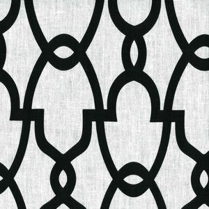 Gentry Black Cc10 by Norbar Fabric See Sample 100% LINEN (LAUNDERED) USA 9,000 WYZENBEEK 12 1/2"V 10 3/4"H 54 - Fabric Carolina -