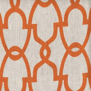 Gentry Pumpkin Cc3 by Norbar Fabric See Sample 100% LINEN (LAUNDERED) USA - </p><p>Repeat: Horizontal: and Vertical: 12 1/2" 54 - Fabric Carolina -