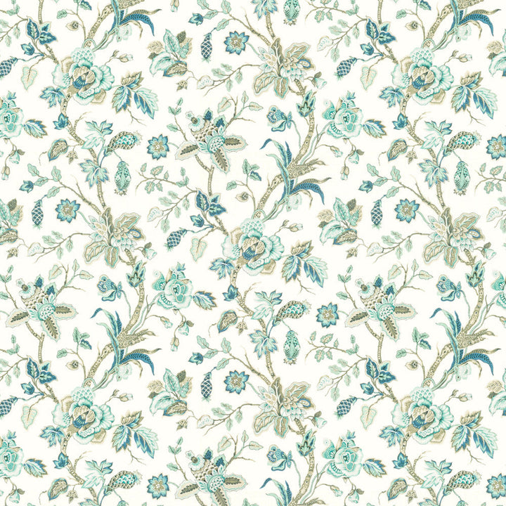 Genuine 3 Robinsegg by Stout Fabric Stout Fabric Genuine 3 RobinseggFabric RAINBOW LIBRARY SPRAY/SHORELINE 100%COT SPAIN </p><p>Repeat: H: 13.500, V: 27.000 54 in - Fabric Carolina -