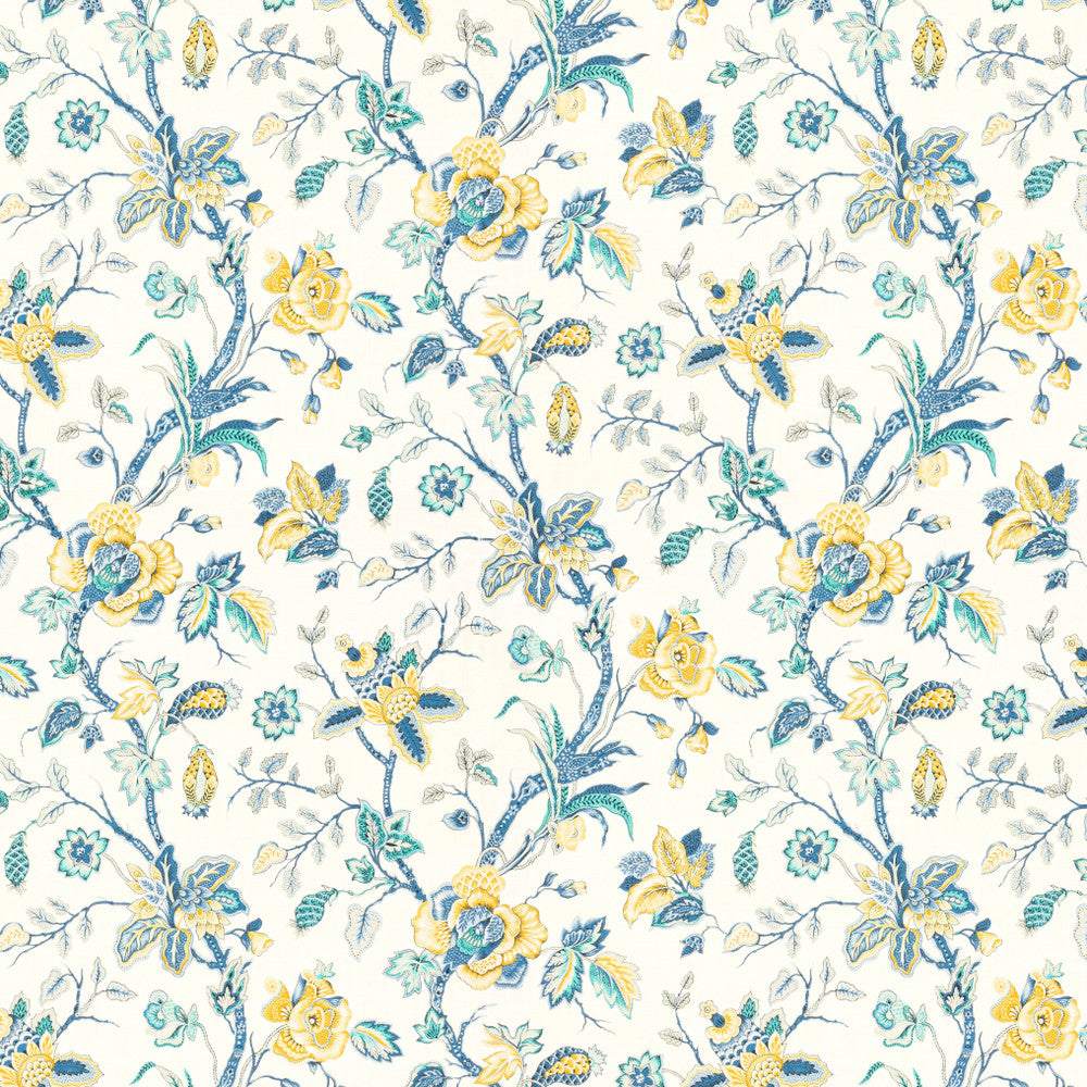 Genuine 4 Lake by Stout Fabric Stout Fabric Genuine 4 LakeFabric Rainbow Library Ink/Sapphire 100%Cot Spain </p><p>Repeat: H: 13.5, V: 4.75 54 in - Fabric Carolina -