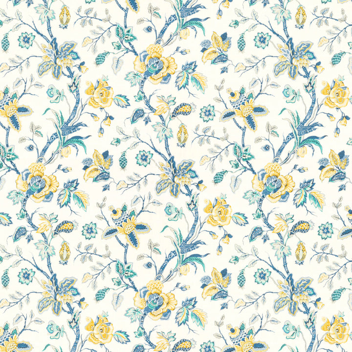Genuine 4 Lake by Stout Fabric Stout Fabric Genuine 4 LakeFabric Rainbow Library Ink/Sapphire 100%Cot Spain </p><p>Repeat: H: 13.5, V: 4.75 54 in - Fabric Carolina -
