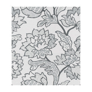 Geo Floral Platinum by Kravet Basics Fabric