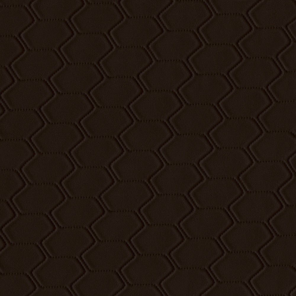 Bargello 8009 Espresso by GUARDIAN Designer Fabric 100% Polyvinyl Chloride (PVC) CN 1,500,000 Double Rubs (Wyzenbeek) </p><p>Repeat: Horizontal: and Vertical: 54 in. (137 cm) - Swanky Fabrics -