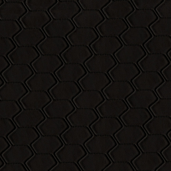 Bargello 9009 Black by GUARDIAN Fabric 100% Polyvinyl Chloride (PVC) CN 1,500,000 Double Rubs (Wyzenbeek) </p><p>Repeat: Horizontal: and Vertical: 54 in. (137 cm) - Fabric Carolina -