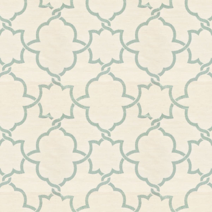 Gerber 2 Aqua by Stout Fabric COLOR MY WINDOW SEAGLASS/GLACIER 86%POL 14%COT %VEMB INDIA FLAME RETARDANT-U.F.A.C. CLASS 1 Horizontal: 11 and Vertical: 12.25 50 in - Fabric Carolina -