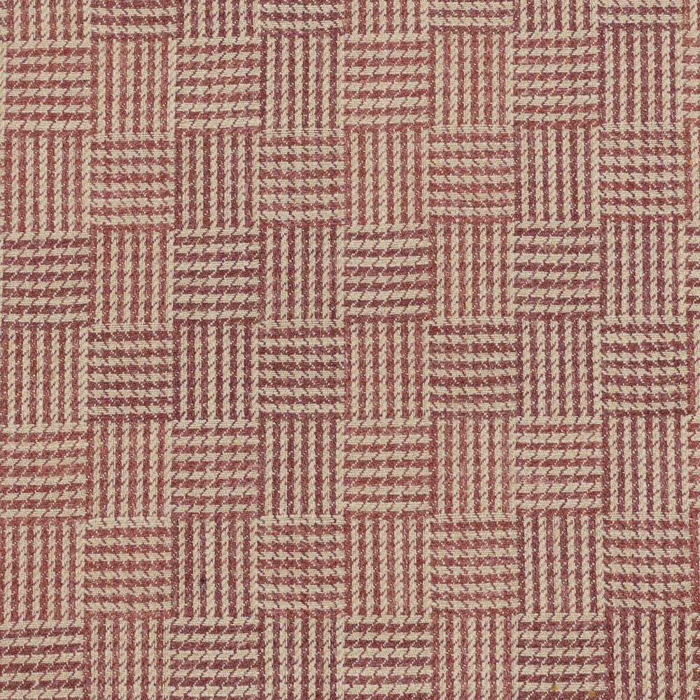 Gertrude 1 Rasberry by Stout Fabric Stout Fabric Gertrude 1 RasberryFabric Comfortable Living Quartz/Tile 67%Pol 18%Cot 15%Lin India </p><p>Repeat: H: 3.5, V: 13.5 54 in - Fabric Carolina -