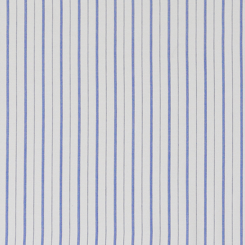 Gosha # 128 Frosty by Maxwell Fabric COLOR THEORY-VOL.II TRUE BLUE 100% COTTON INDIA See sample </p><p>Repeat: Horizontal: 1.1" and Vertical: 54" - Fabric Carolina -