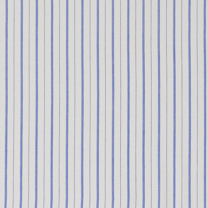 Gosha # 128 Frosty by Maxwell Fabric COLOR THEORY-VOL.II TRUE BLUE 100% COTTON INDIA See sample </p><p>Repeat: Horizontal: 1.1" and Vertical: 54" - Fabric Carolina -