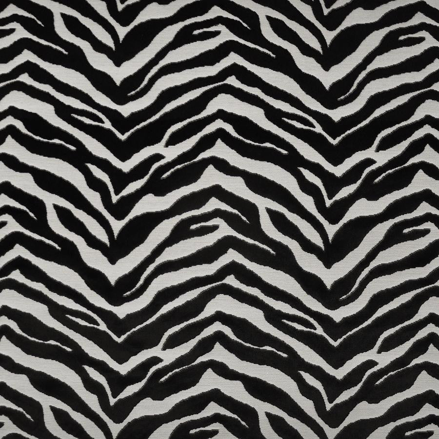Gambia # 332 Zebra by Maxwell Fabric COLOR WAVES-DOMINO EFFECT 72% VISCOSE/23% POLYESTER 5% COTTON BELGIUM V-13.5"H-13.75" 54" - Fabric Carolina -